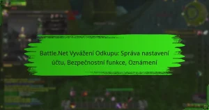 Battle.Net Vyvážení Odkupu: Správa nastavení účtu, Bezpečnostní funkce, Oznámení
