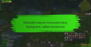 Obchodní stanice: Komunitní akce, Spolupráce, Sdílení zkušeností