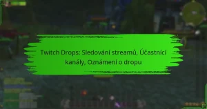 Twitch Drops: Sledování streamů, Účastnící kanály, Oznámení o dropu