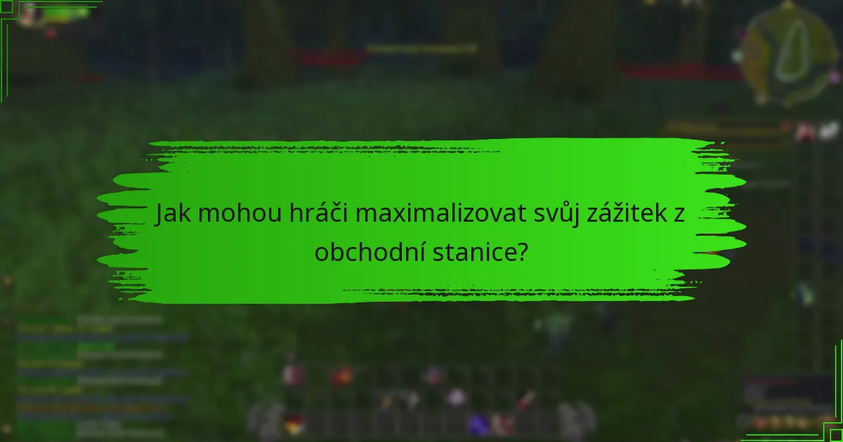 Jaké speciální akce jsou spojeny s obchodní stanicí?