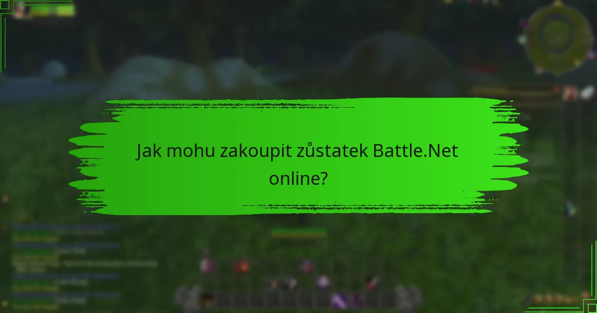Jak uplatnit dárkovou kartu Battle.Net?