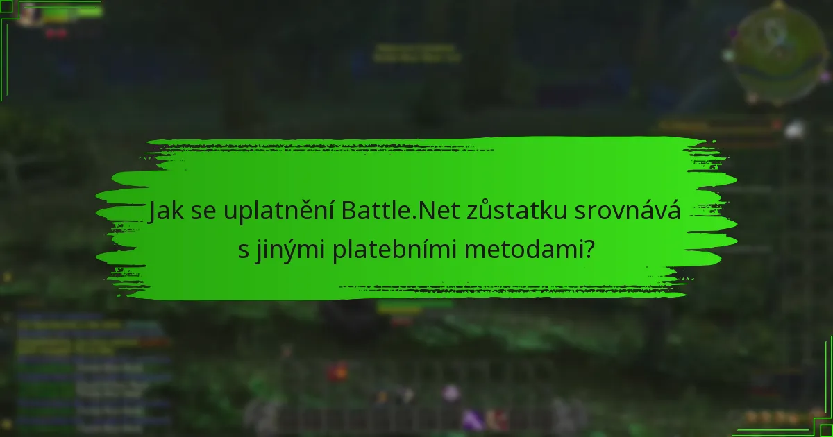 Jaká jsou omezení používání Battle.Net zůstatku?