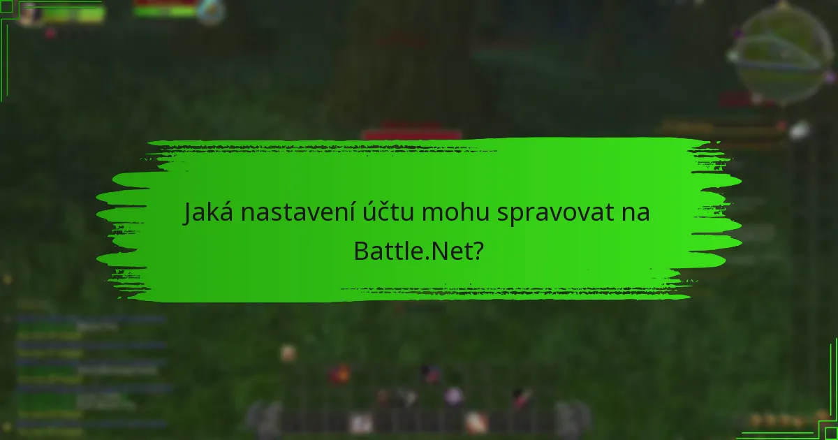 Jak mohu spravovat oznámení související s mým účtem?