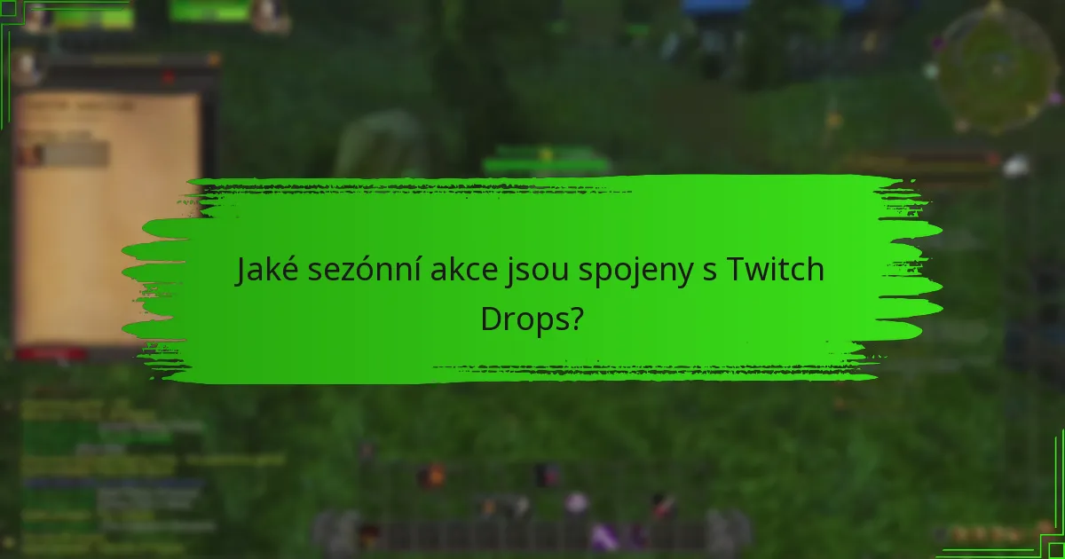 Jaké sváteční speciály jsou nabízeny prostřednictvím Twitch Drops?